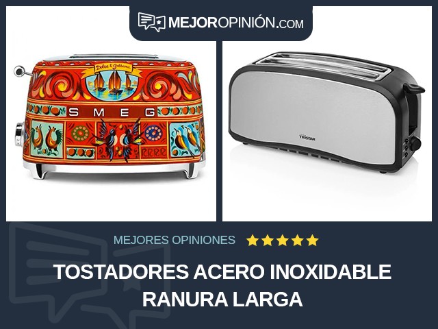 Tostadores Acero inoxidable Ranura larga