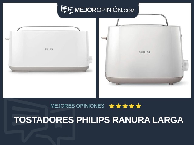 Tostadores Philips Ranura larga