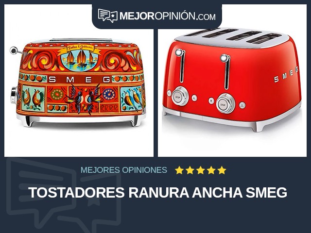 Tostadores Ranura ancha Smeg