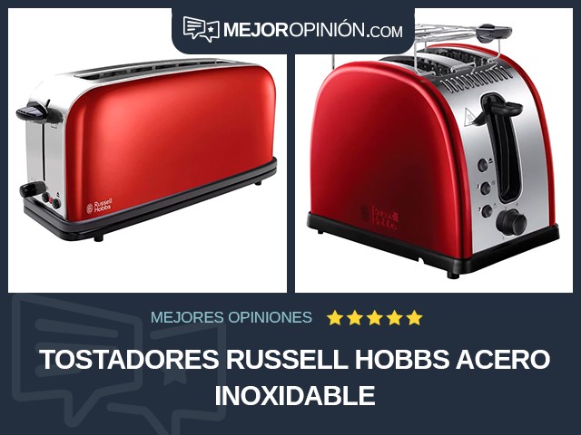 Tostadores Russell Hobbs Acero inoxidable