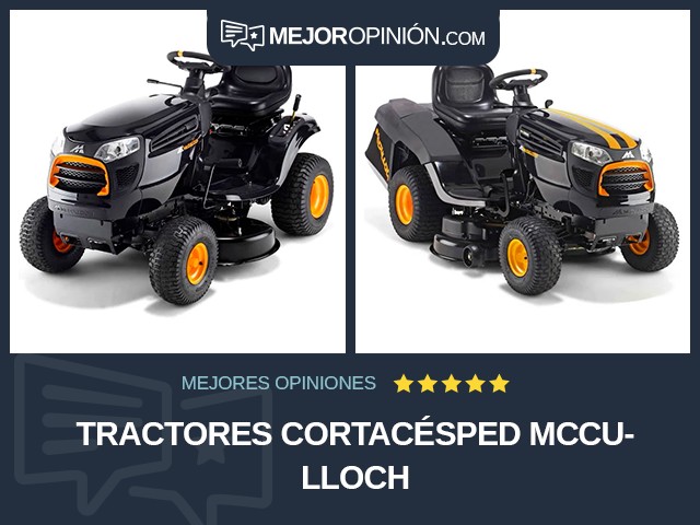 Tractores cortacésped McCulloch