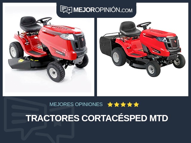 Tractores cortacésped MTD