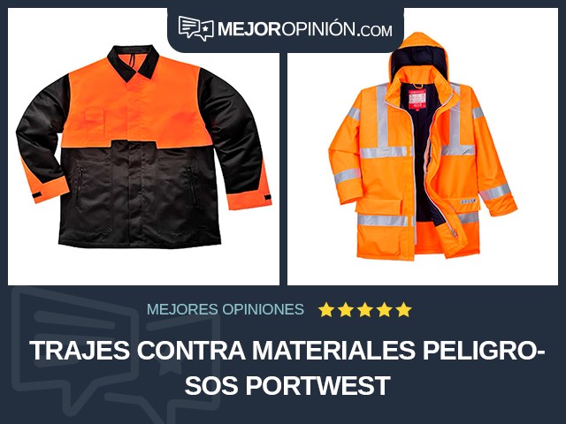 Trajes contra materiales peligrosos Portwest