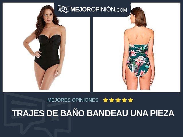 Trajes de baño Bandeau Una pieza