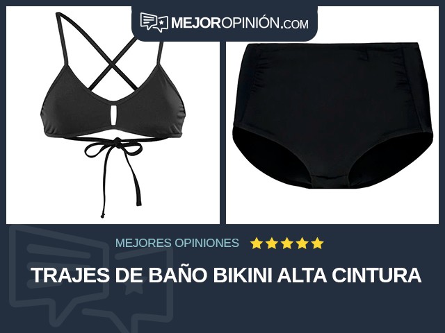 Trajes de baño Bikini Alta cintura