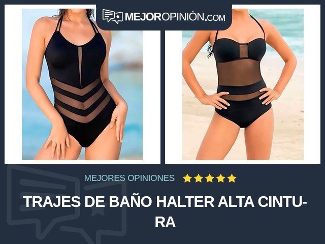 Trajes de baño Halter Alta cintura