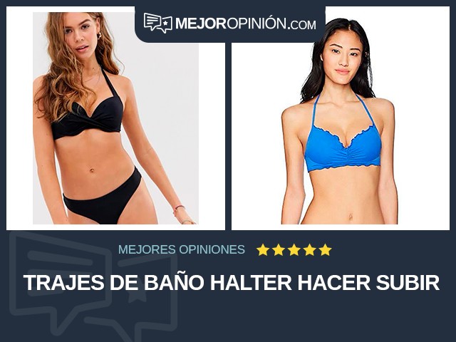 Trajes de baño Halter Hacer subir