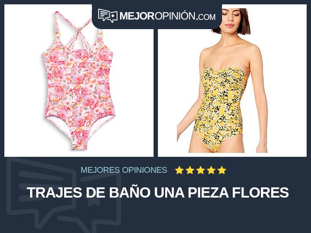 Trajes de baño Una pieza Flores