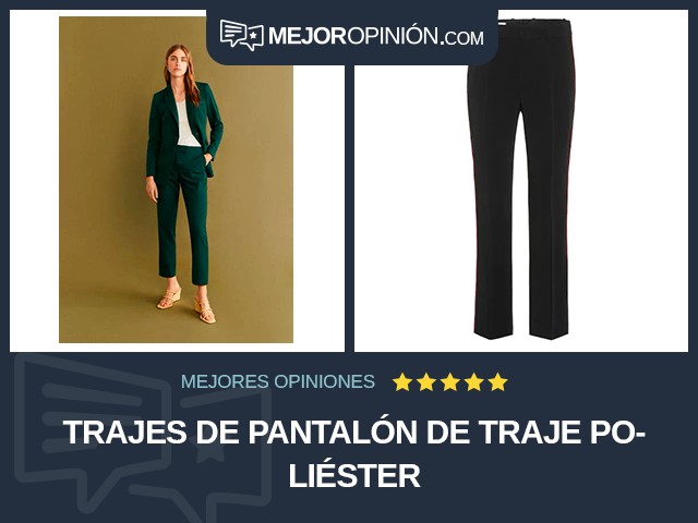 Trajes de pantalón De traje Poliéster