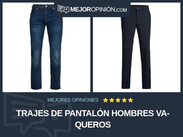 Trajes de pantalón Hombres Vaqueros