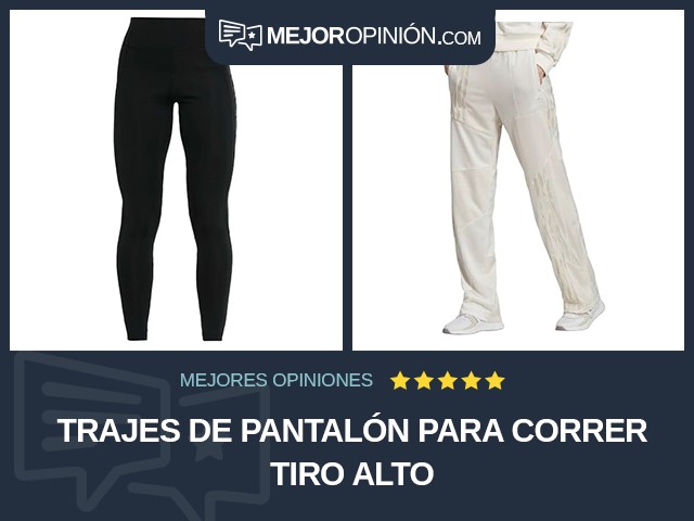 Trajes de pantalón Para correr Tiro alto