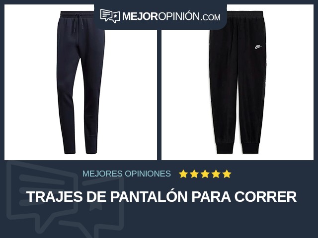 Trajes de pantalón Para correr