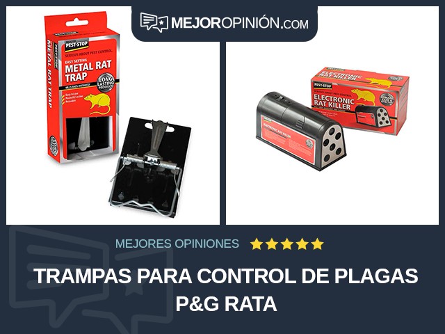 Trampas para control de plagas P&G Rata