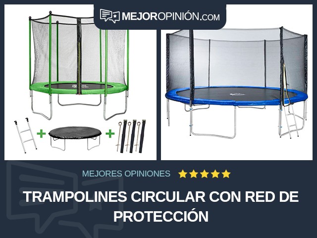 Trampolines Circular Con red de protección