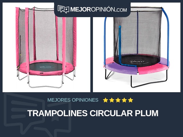Trampolines Circular Plum