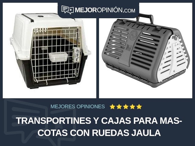 Transportines y cajas para mascotas Con ruedas Jaula