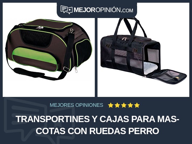 Transportines y cajas para mascotas Con ruedas Perro