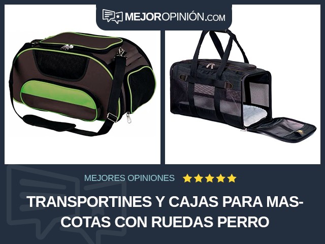 Transportines y cajas para mascotas Con ruedas Perro