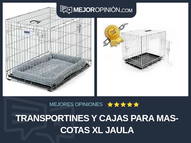 Transportines y cajas para mascotas XL Jaula