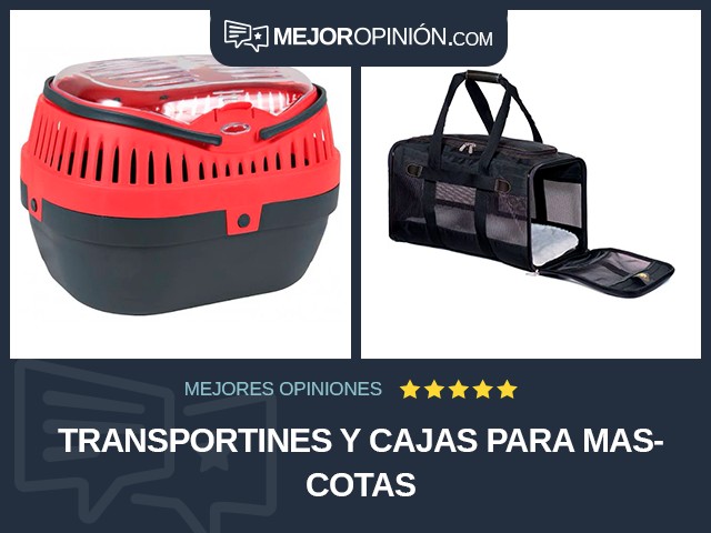 Transportines y cajas para mascotas