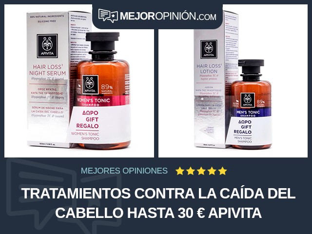 Tratamientos contra la caída del cabello Hasta 30 € APIVITA