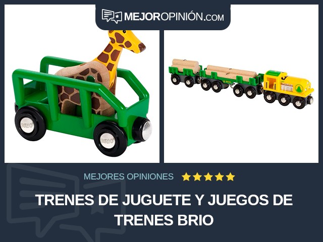 Trenes de juguete y juegos de trenes BRIO