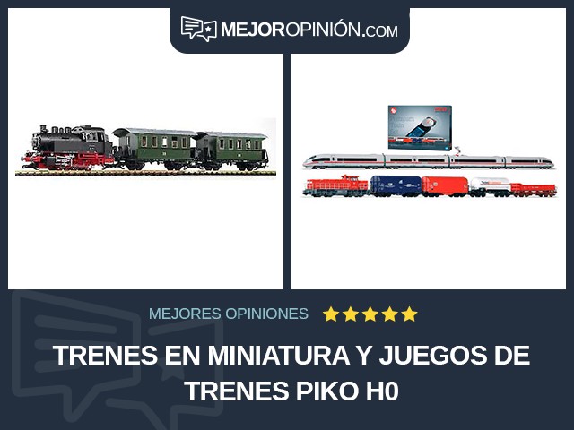 Trenes en miniatura y juegos de trenes PIKO H0