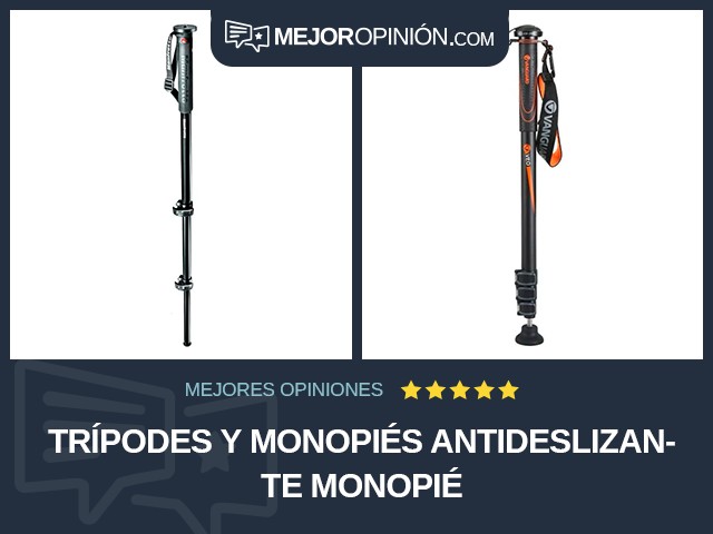 Trípodes y monopiés Antideslizante Monopié