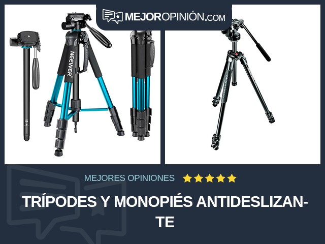 Trípodes y monopiés Antideslizante