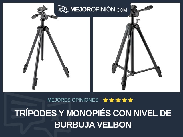 Trípodes y monopiés Con nivel de burbuja Velbon