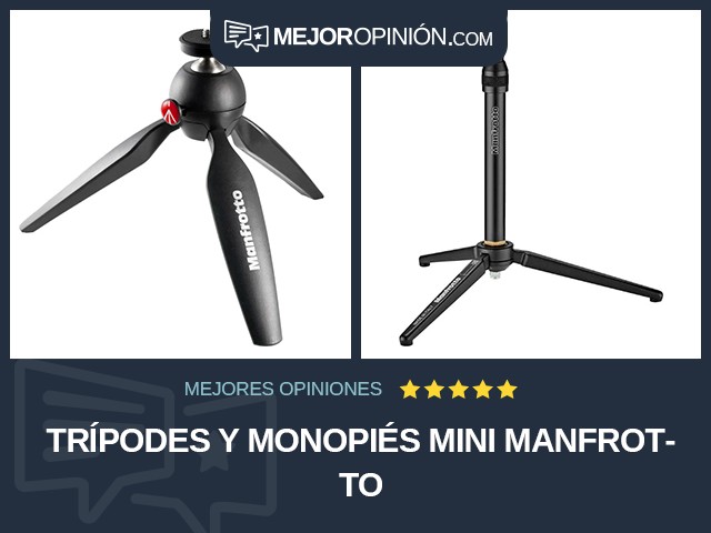 Trípodes y monopiés Mini Manfrotto
