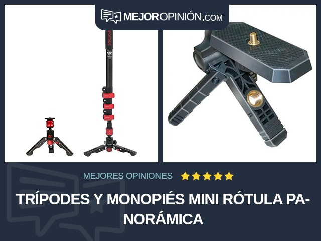 Trípodes y monopiés Mini Rótula panorámica