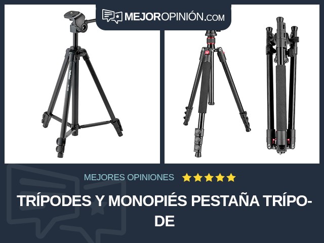 Trípodes y monopiés Pestaña Trípode