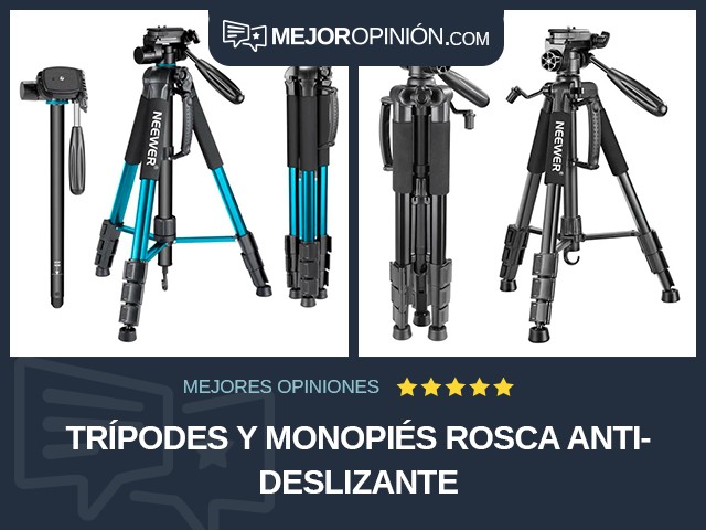 Trípodes y monopiés Rosca Antideslizante