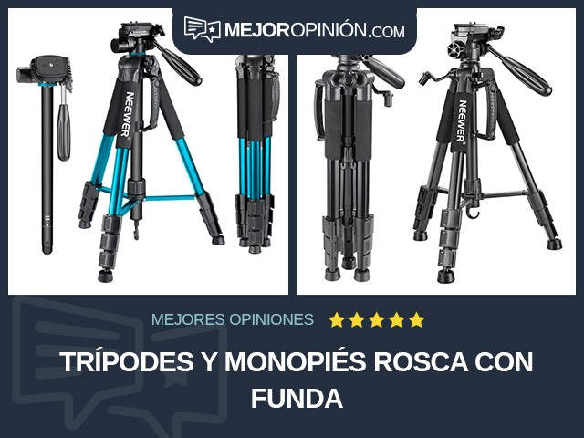 Trípodes y monopiés Rosca Con funda