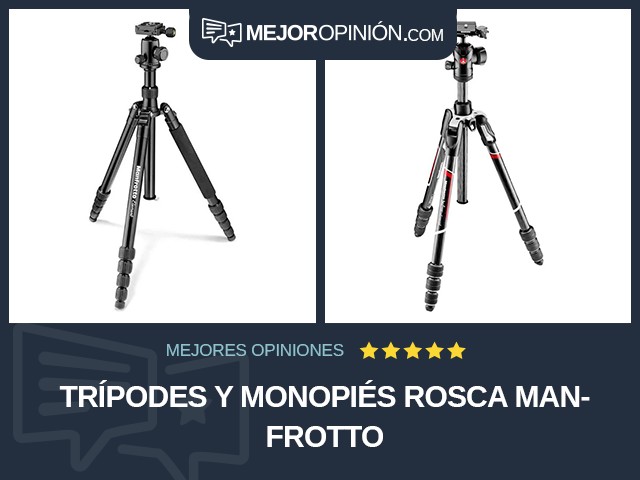 Trípodes y monopiés Rosca Manfrotto
