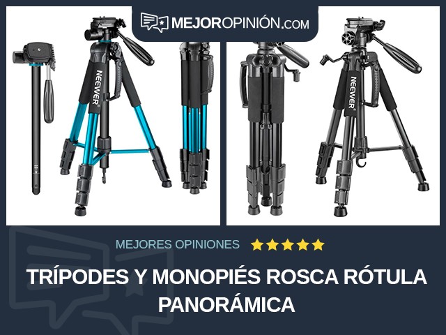 Trípodes y monopiés Rosca Rótula panorámica