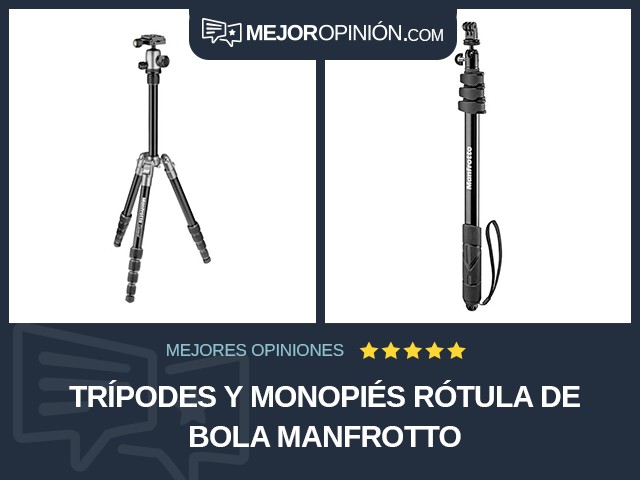 Trípodes y monopiés Rótula de bola Manfrotto