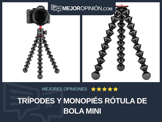 Trípodes y monopiés Rótula de bola Mini