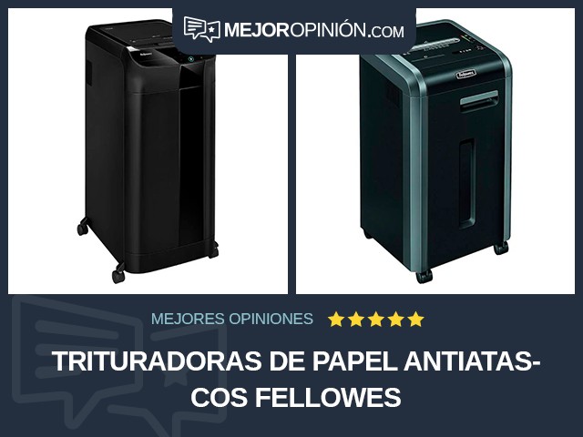 Trituradoras de papel Antiatascos Fellowes