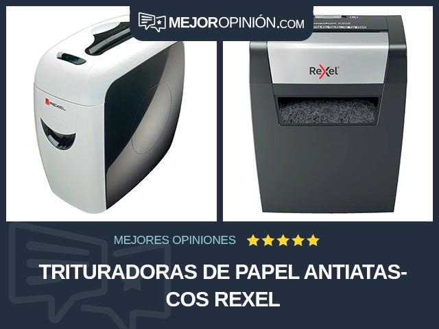 Trituradoras de papel Antiatascos Rexel