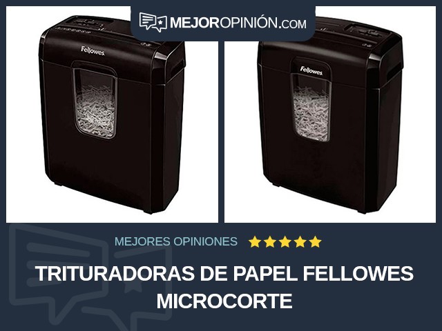 Trituradoras de papel Fellowes Microcorte