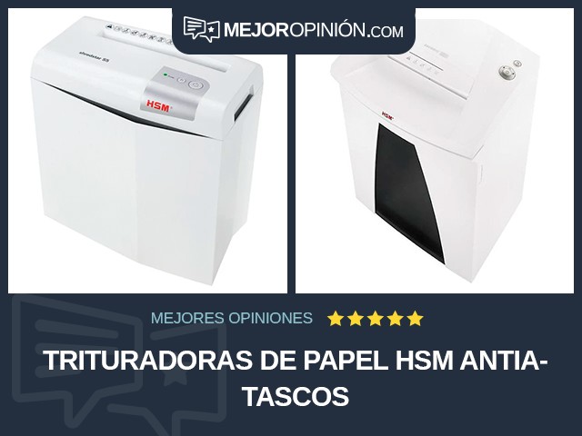 Trituradoras de papel HSM Antiatascos