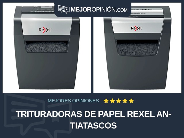 Trituradoras de papel Rexel Antiatascos