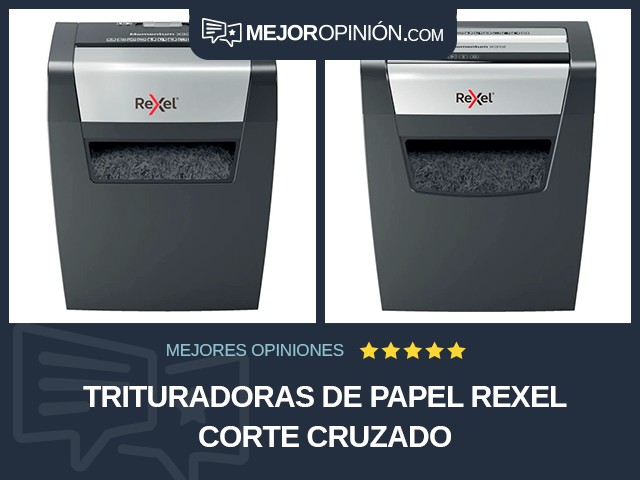 Trituradoras de papel Rexel Corte cruzado