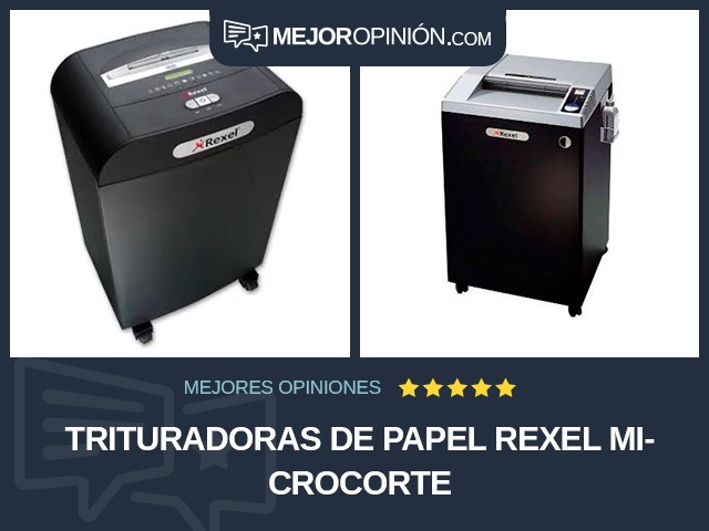 Trituradoras de papel Rexel Microcorte