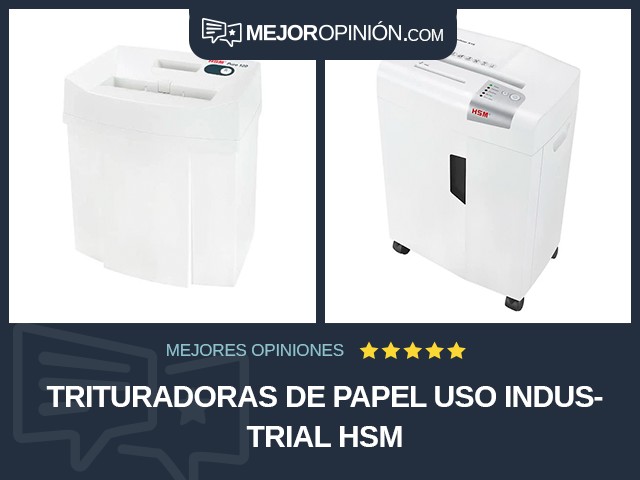 Trituradoras de papel Uso industrial HSM