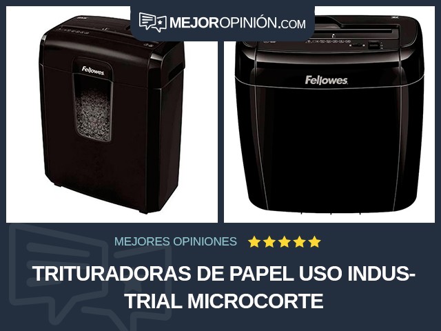 Trituradoras de papel Uso industrial Microcorte