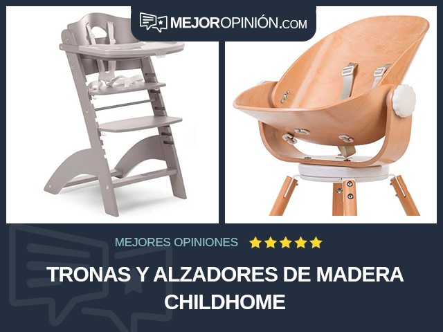 Tronas y alzadores De madera Childhome