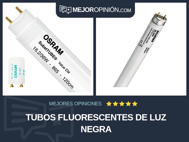 Tubos fluorescentes De luz negra